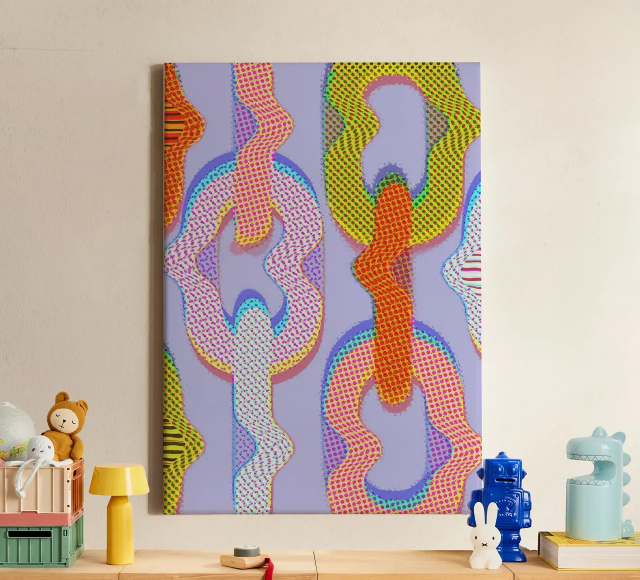 Vertraagde reactie canvas van Laura O'Connor