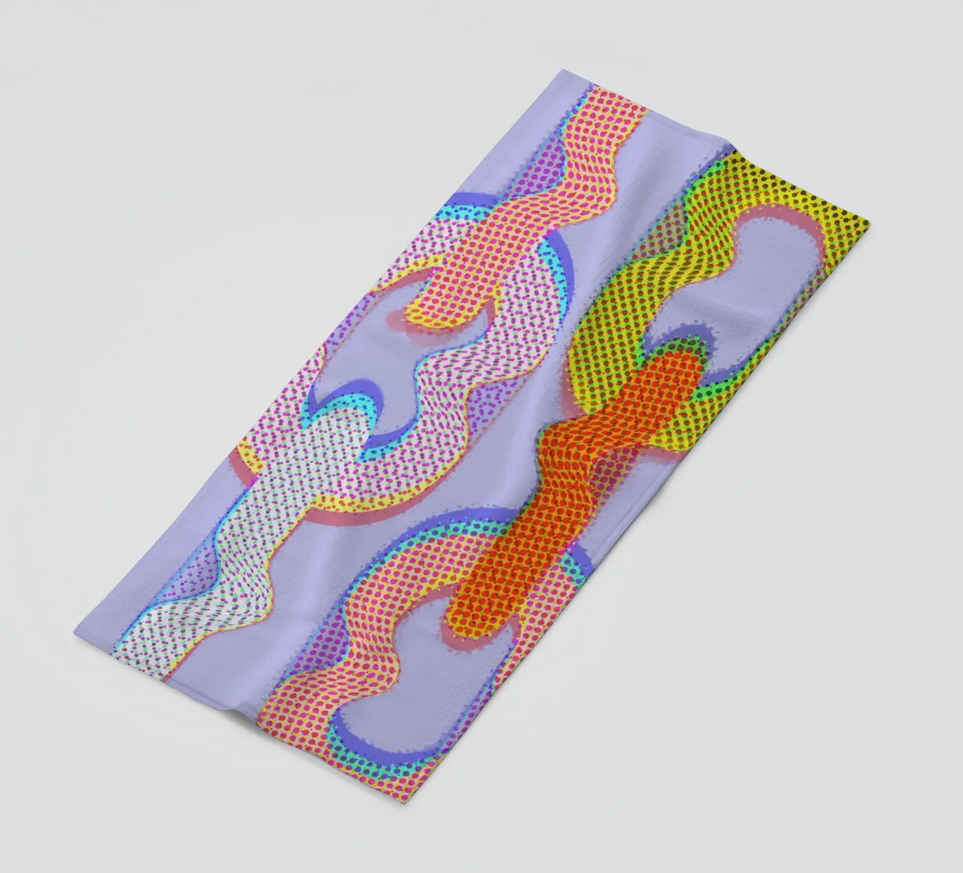 Vertraagde reactie strandhanddoek van Laura O'Connor