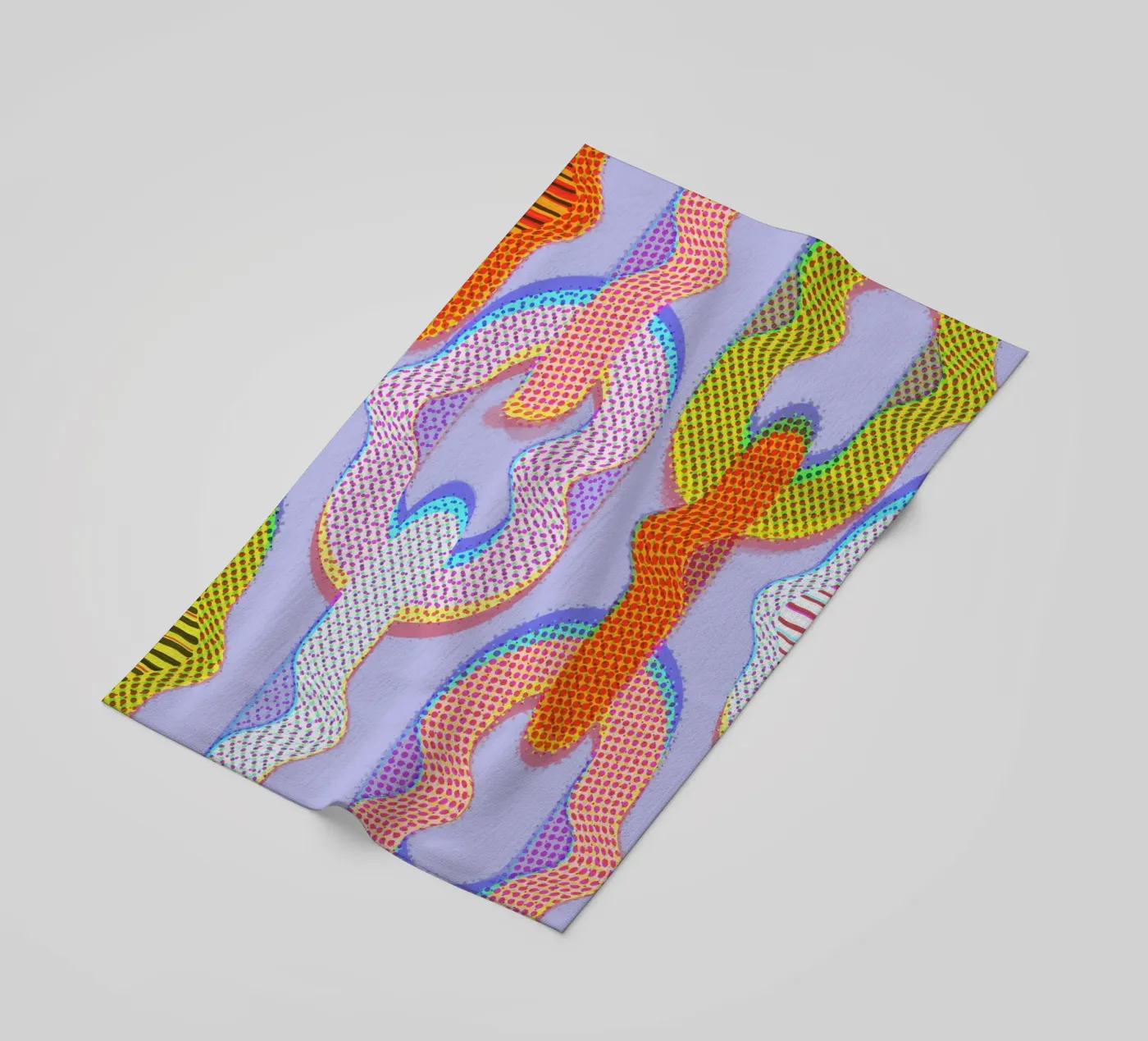 Vertraagde reactie strandhanddoek van Laura O'Connor