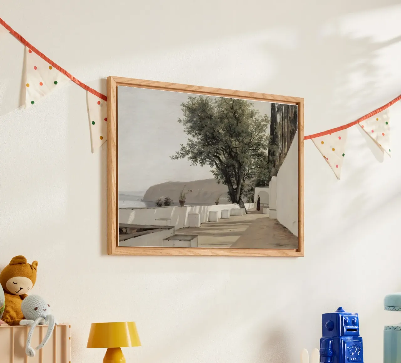Rørbye : Scène de Sorrente, Âge d'or danois, Méditerranée plexiglas de NorwesClub