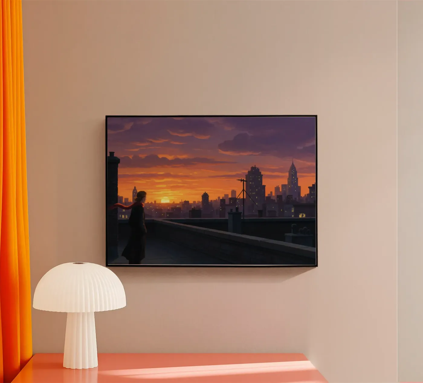 The Rooftop acrylic glass by Art Center