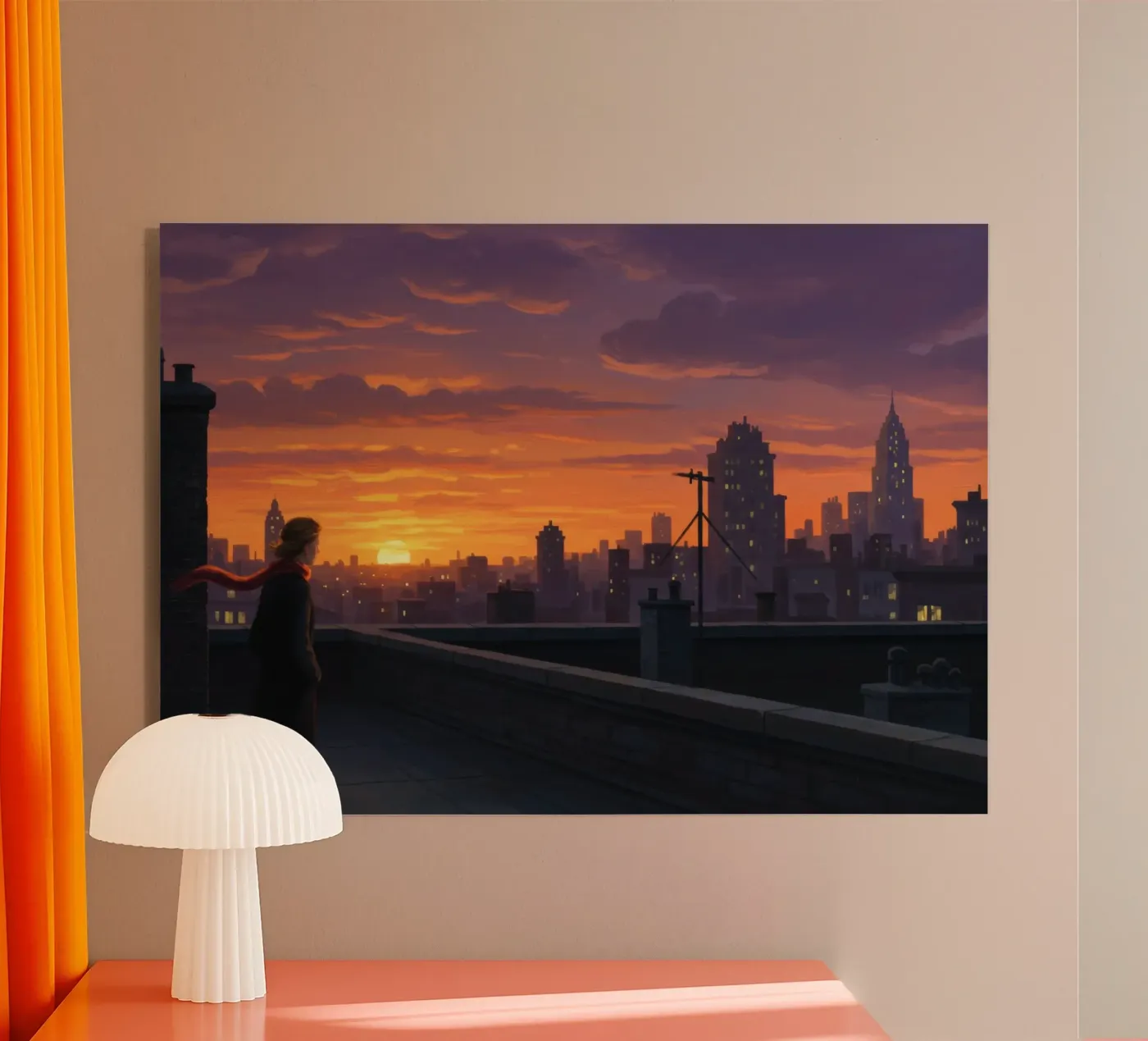 The Rooftop acrylic glass by Art Center