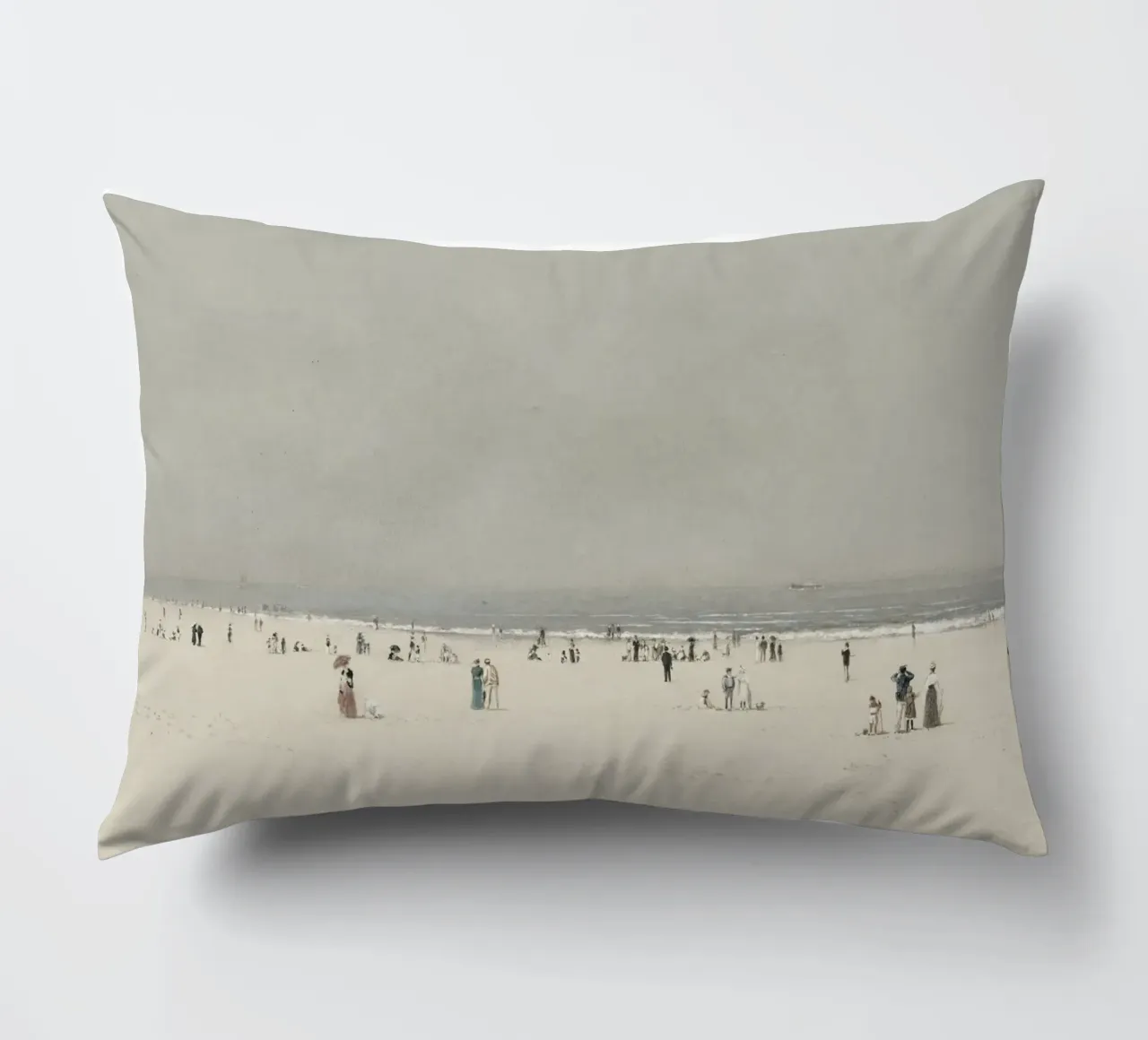 Grimshaw: Sabbia, mare e cielo, Costa vittoriana, scena di spiaggia cuscino da NorwesClub
