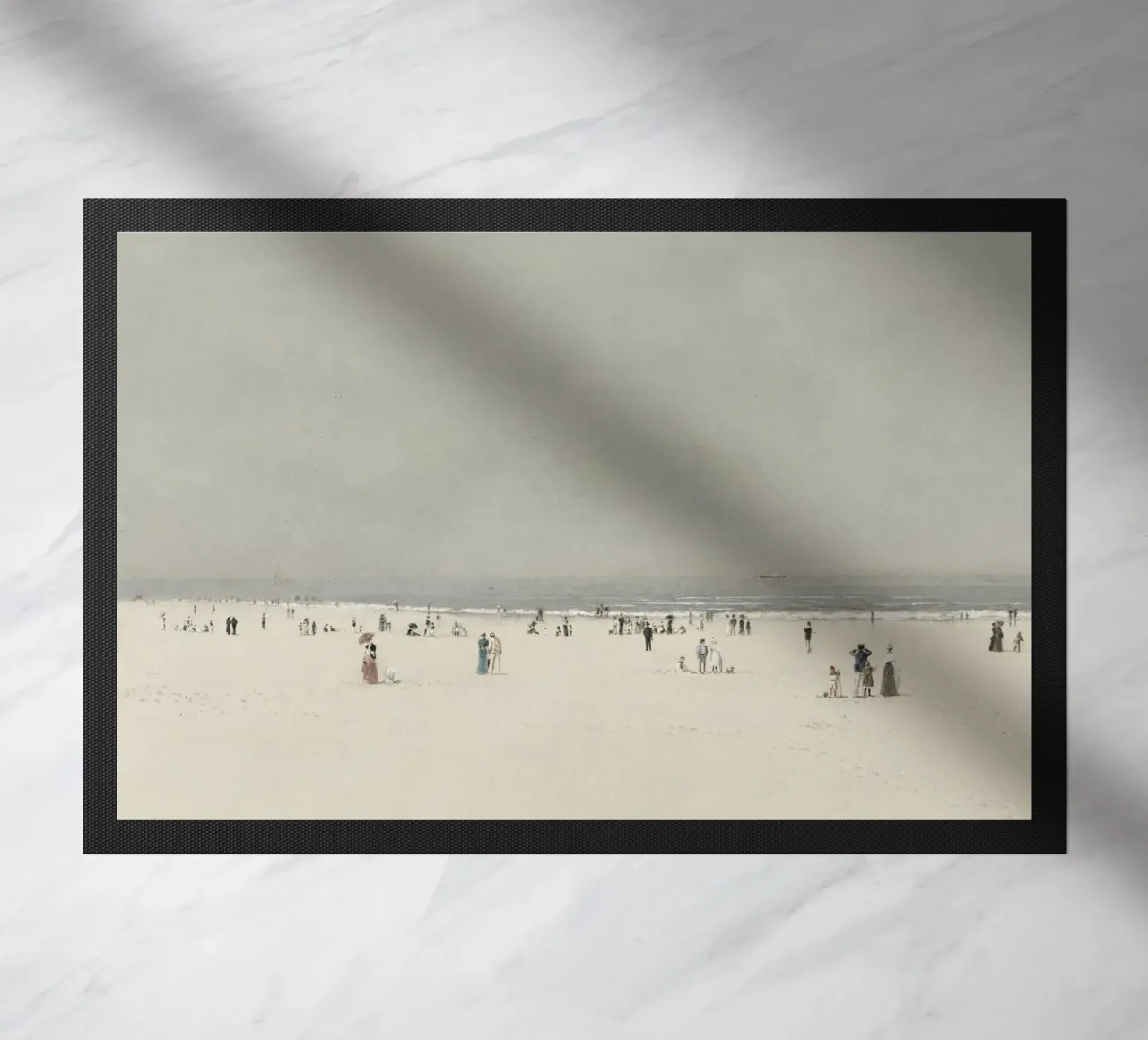 Grimshaw: Sabbia, mare e cielo, Costa vittoriana, scena di spiaggia zerbino da NorwesClub