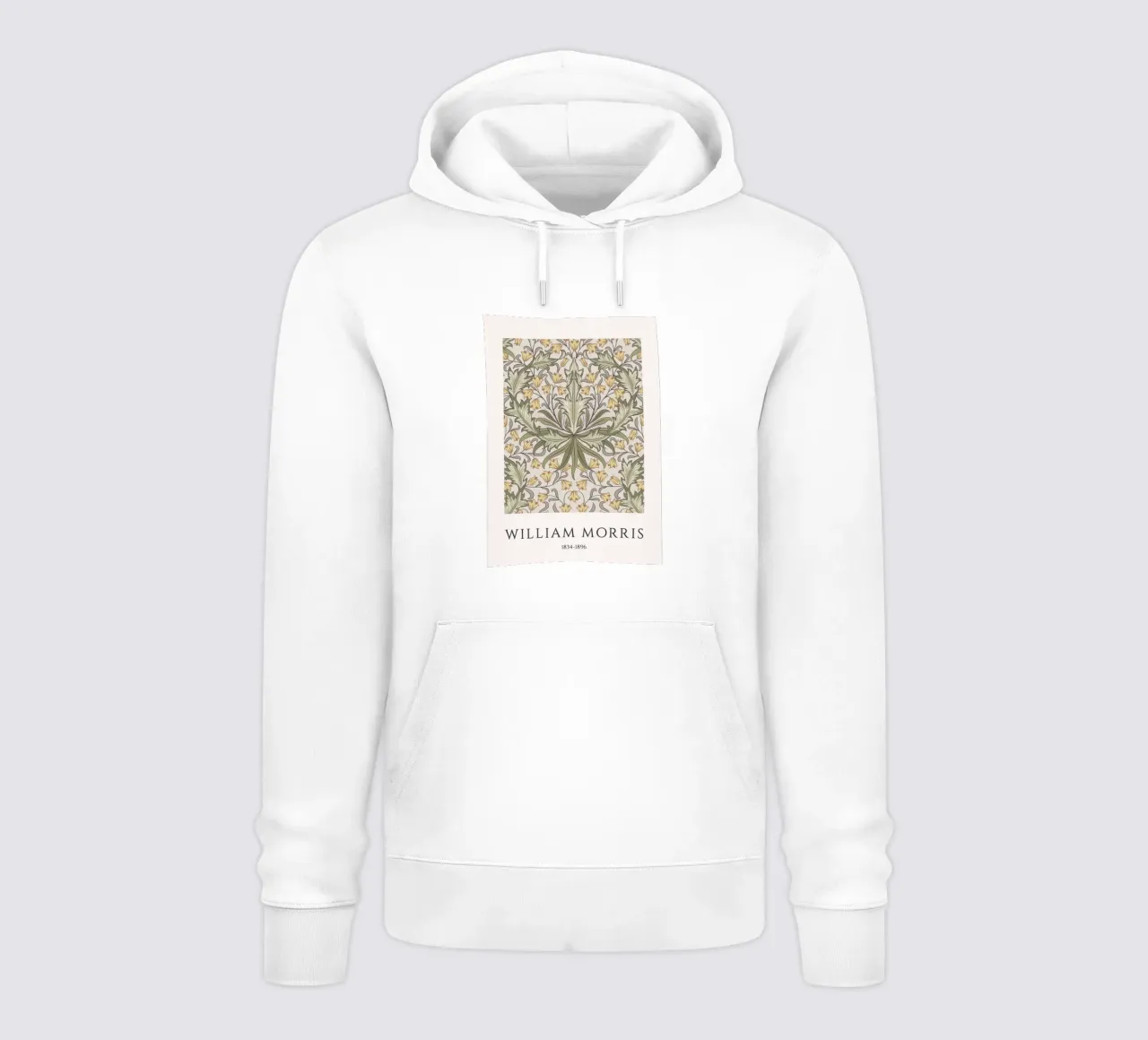 William Morris: modello Harebell, floreale Arts & Crafts felpa con cappuccio da NorwesClub