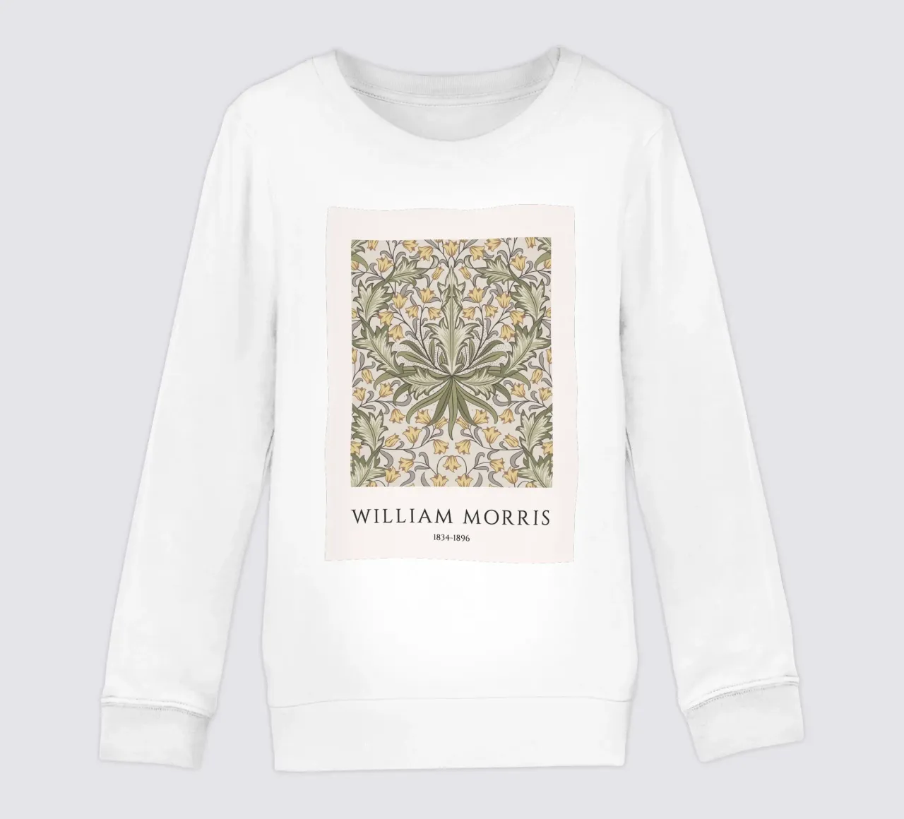 William Morris: modello Harebell, floreale Arts & Crafts felpa bambino da NorwesClub