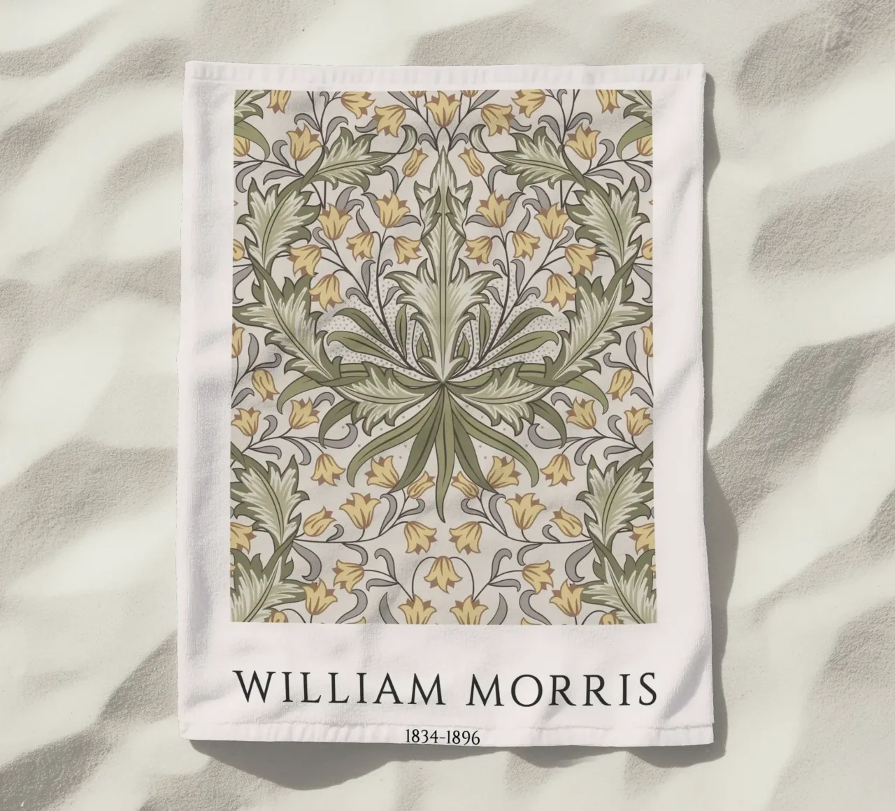 William Morris: modello Harebell, floreale Arts & Crafts telo mare da NorwesClub