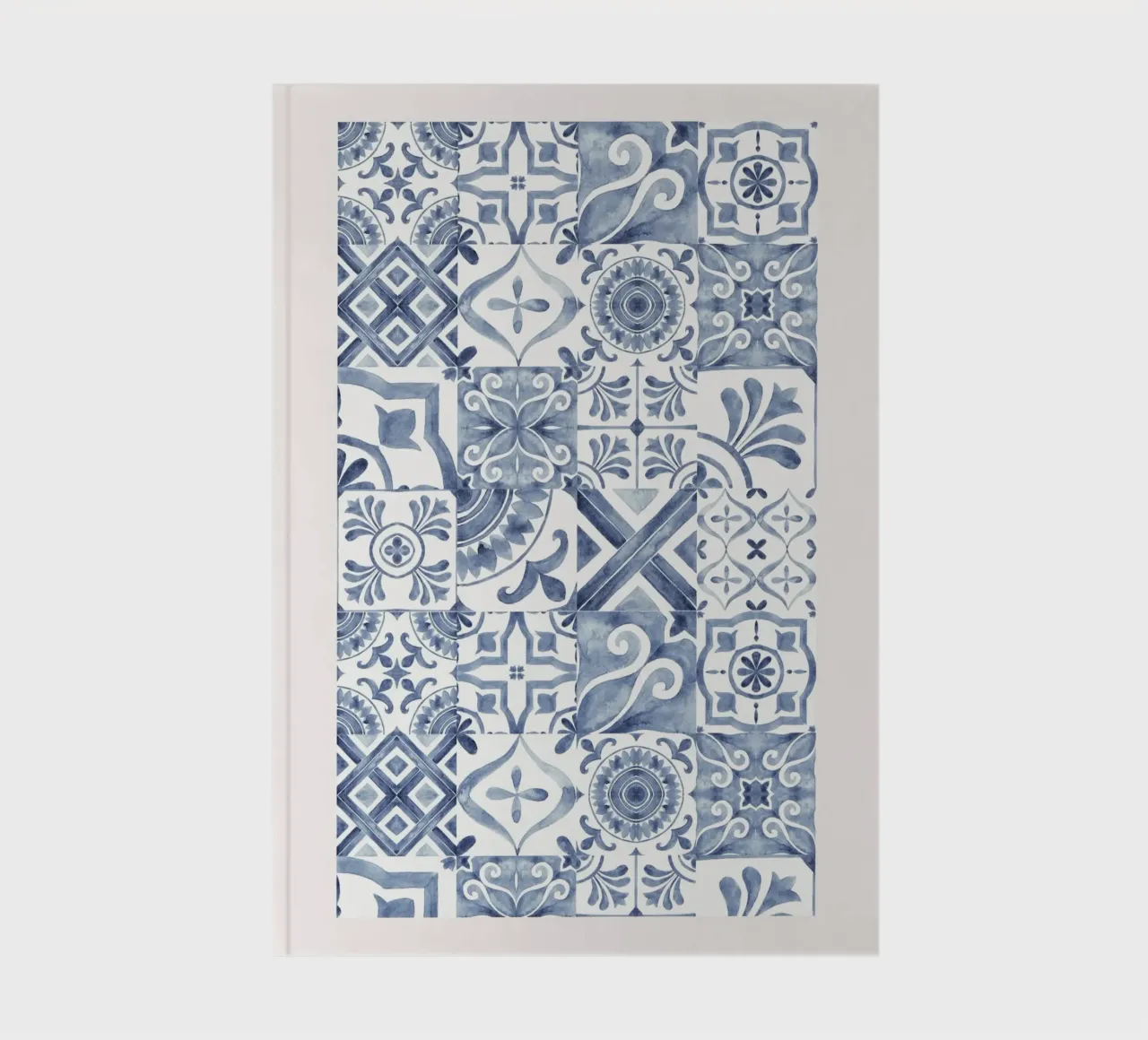 Mokaky Azulejo, piastrella ad acquerello, stampa mediterranea diario da NorwesClub
