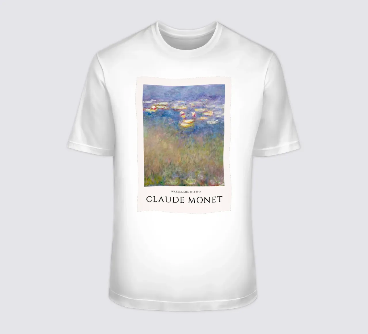 Ninfee di Monet, manifesto di una mostra di impressionisti t-shirt da NorwesClub