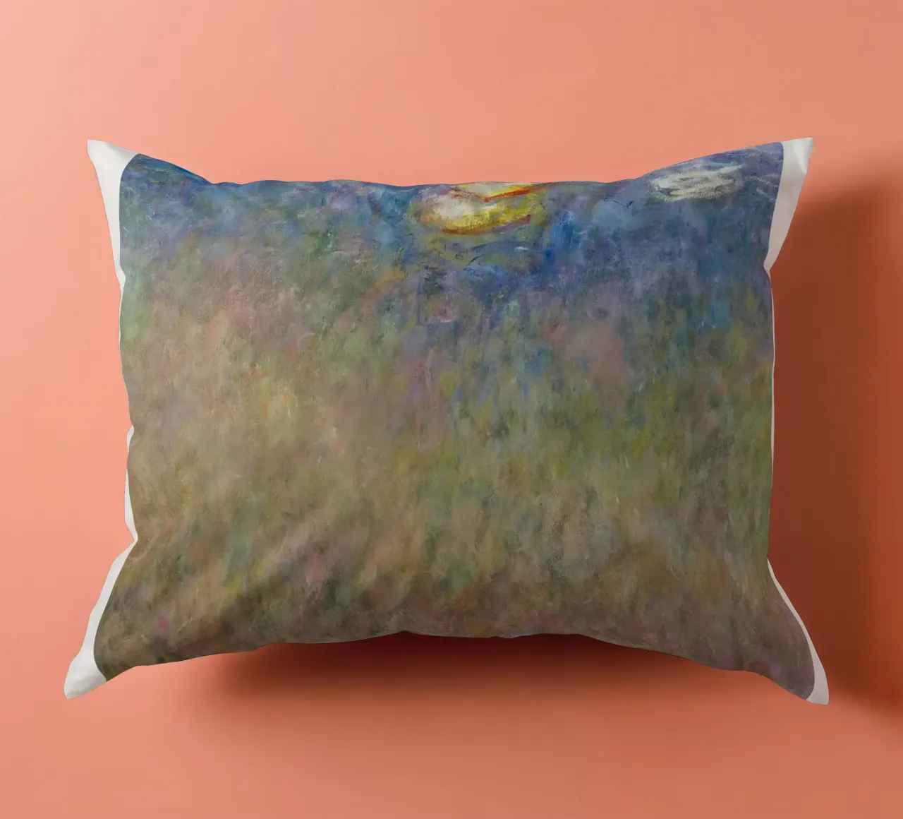 Ninfee di Monet, manifesto di una mostra di impressionisti cuscino da NorwesClub