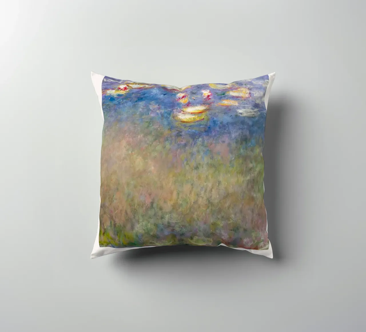 Ninfee di Monet, manifesto di una mostra di impressionisti cuscino da NorwesClub