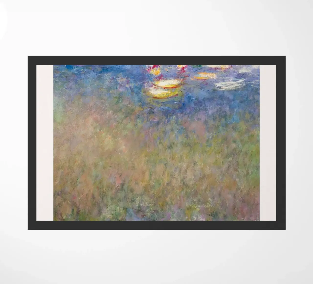 Ninfee di Monet, manifesto di una mostra di impressionisti zerbino da NorwesClub