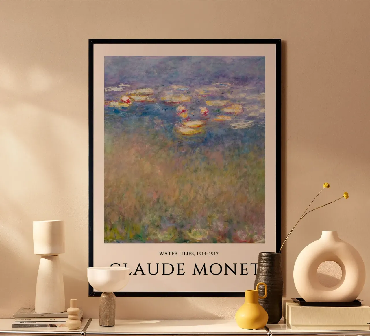 Ninfee di Monet, manifesto di una mostra di impressionisti carta hahnemühle da NorwesClub