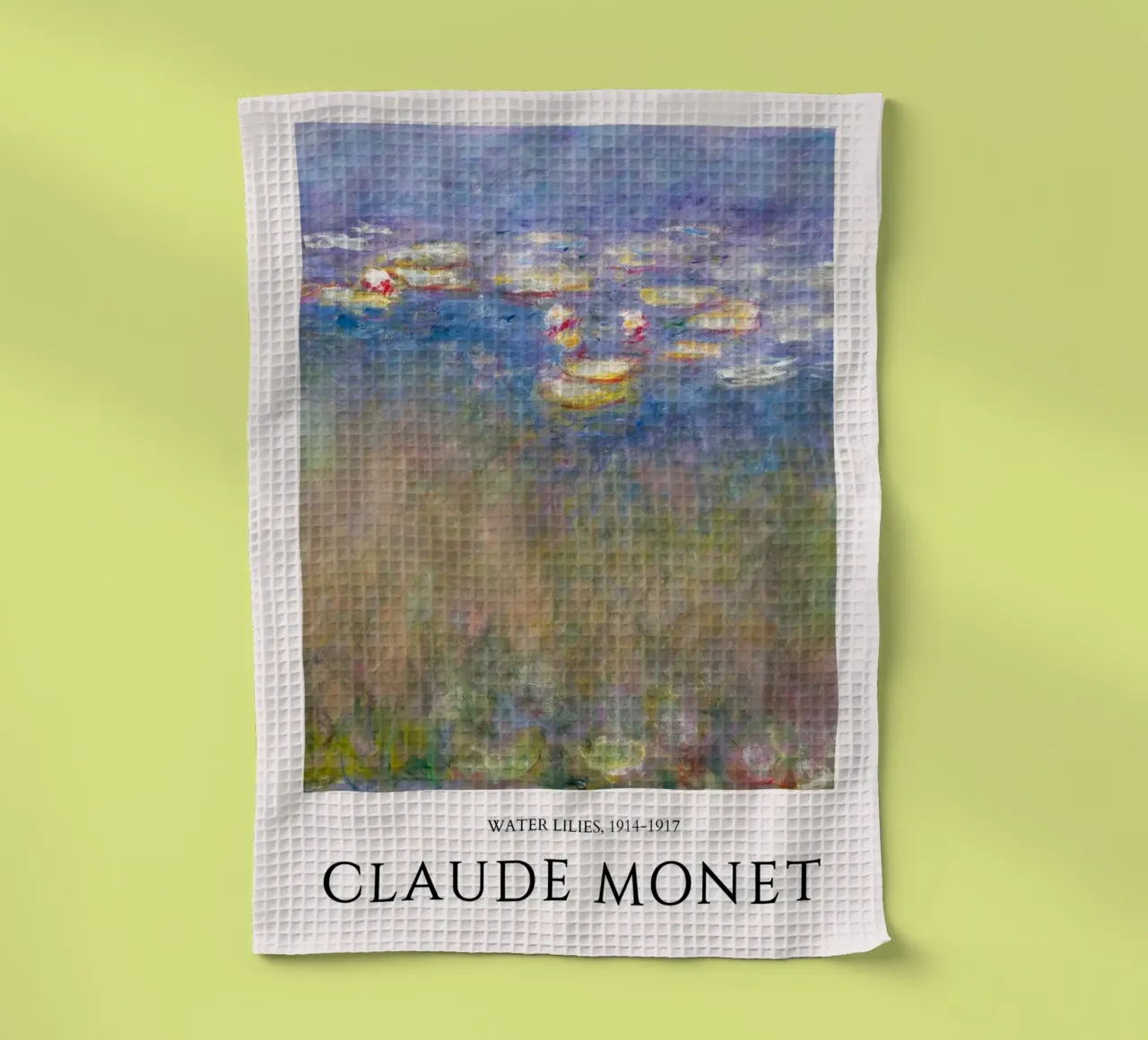 Ninfee di Monet, manifesto di una mostra di impressionisti canovaccio da cucina da NorwesClub