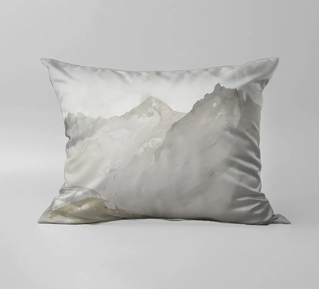 Il Wasatch Range di Ruskin, Light Academia Mountain Art cuscino da NorwesClub