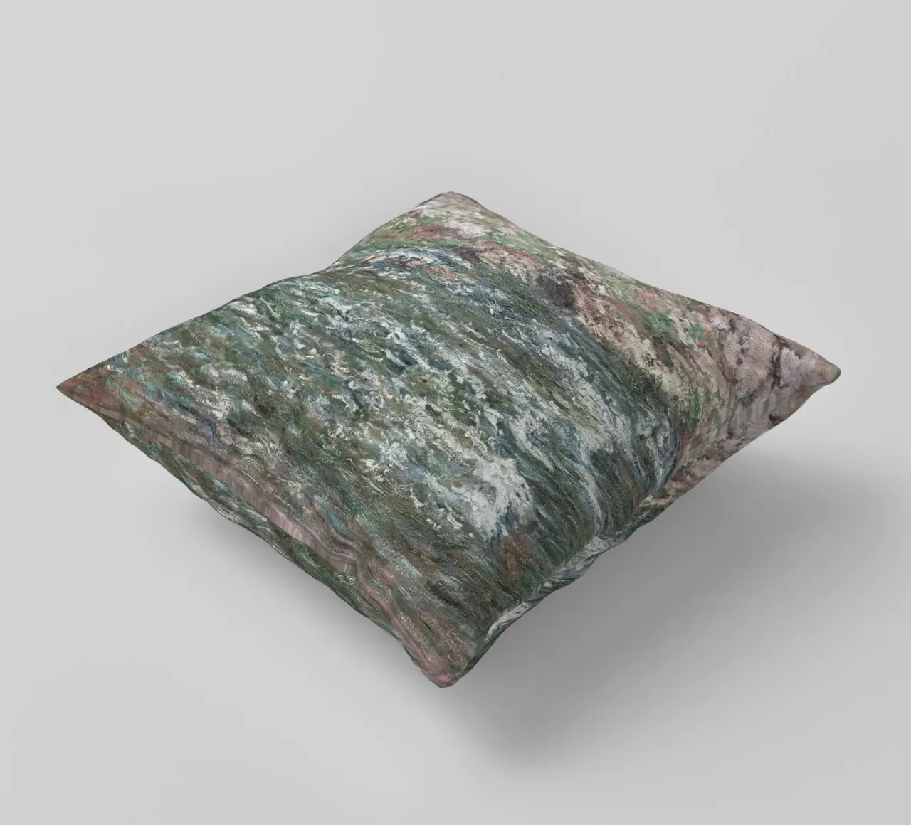 Il fiume Creuse di Monet, un paesaggio impressionista a tinte forti cuscino da NorwesClub
