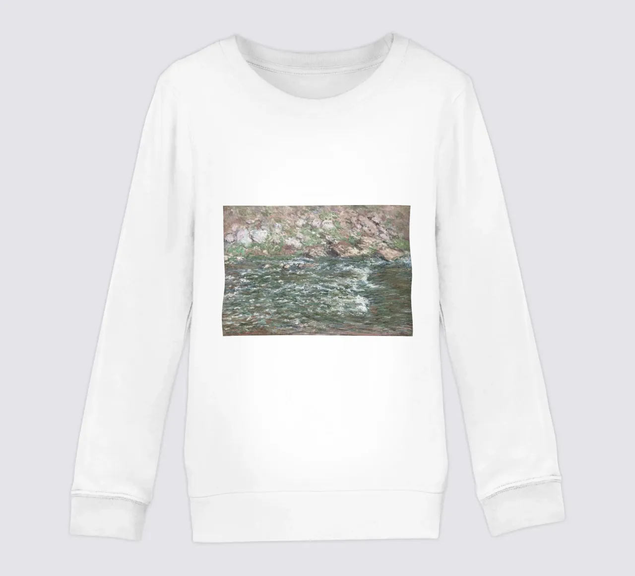 Il fiume Creuse di Monet, un paesaggio impressionista a tinte forti felpa bambino da NorwesClub