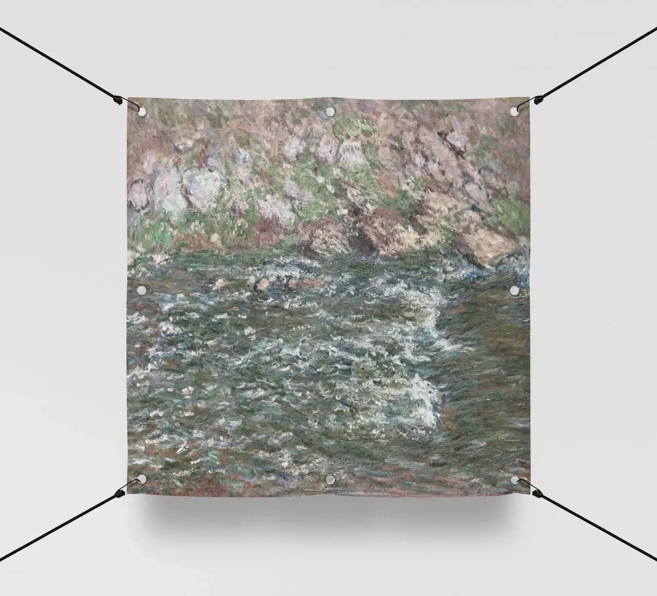 Il fiume Creuse di Monet, un paesaggio impressionista a tinte forti telo in pvc da NorwesClub