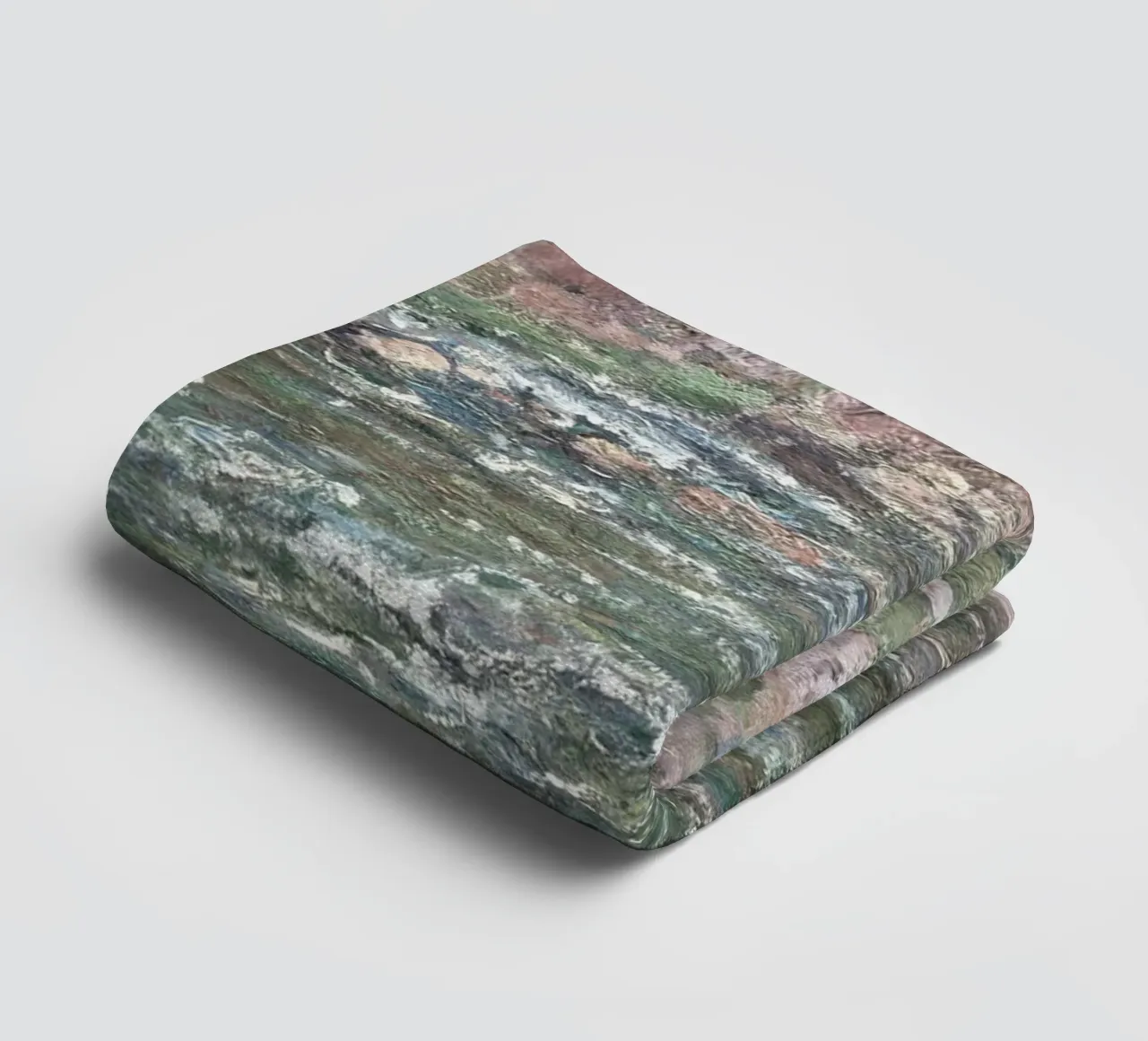 Il fiume Creuse di Monet, un paesaggio impressionista a tinte forti asciugamano da bagno da NorwesClub
