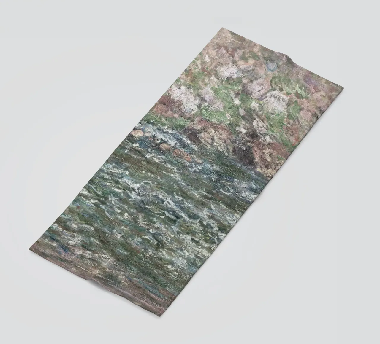 Il fiume Creuse di Monet, un paesaggio impressionista a tinte forti telo mare da NorwesClub