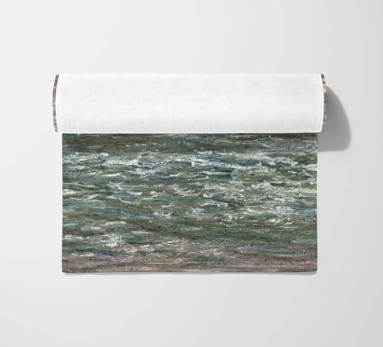 Il fiume Creuse di Monet, un paesaggio impressionista a tinte forti telo mare da NorwesClub