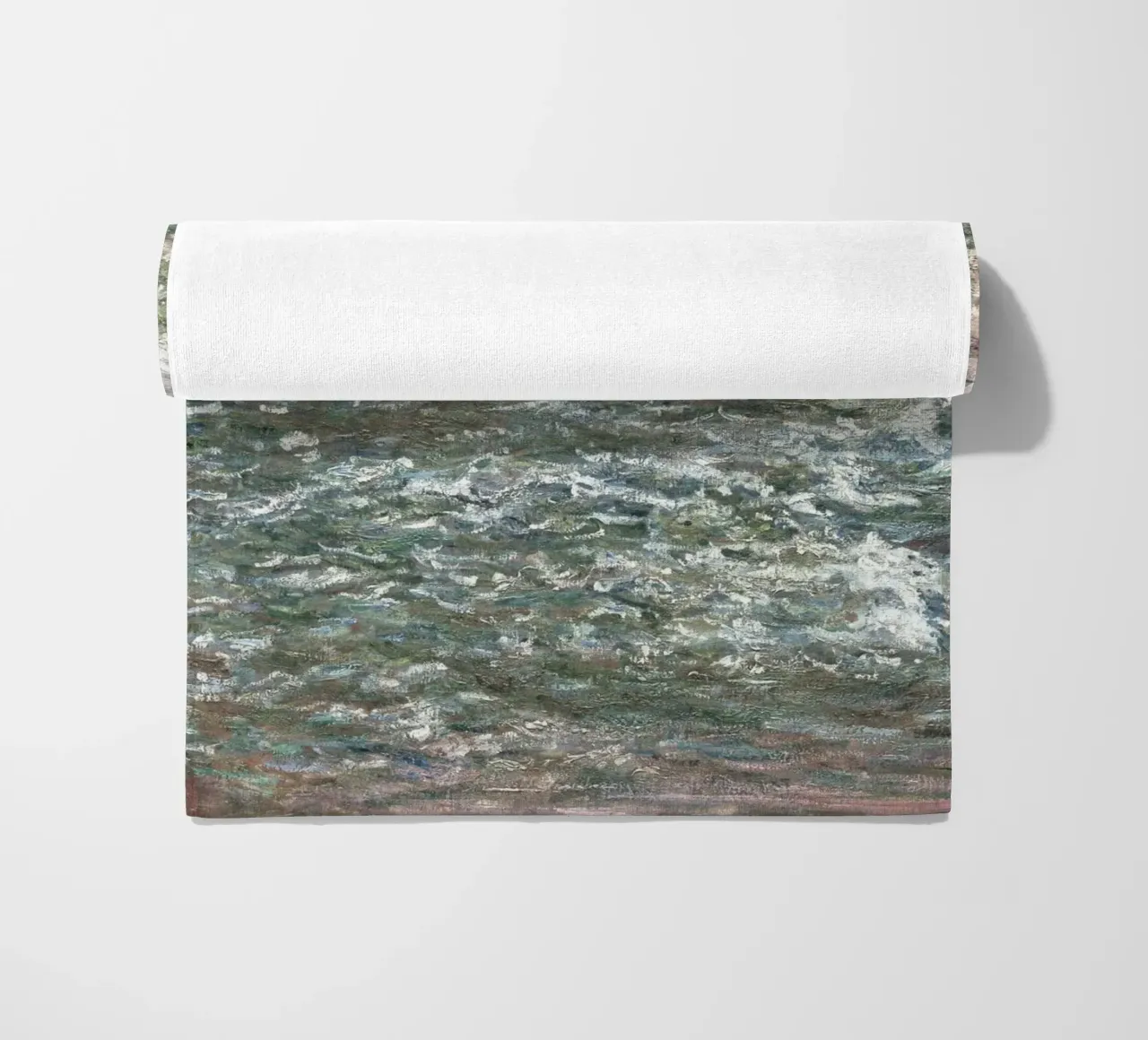 Il fiume Creuse di Monet, un paesaggio impressionista a tinte forti telo mare da NorwesClub