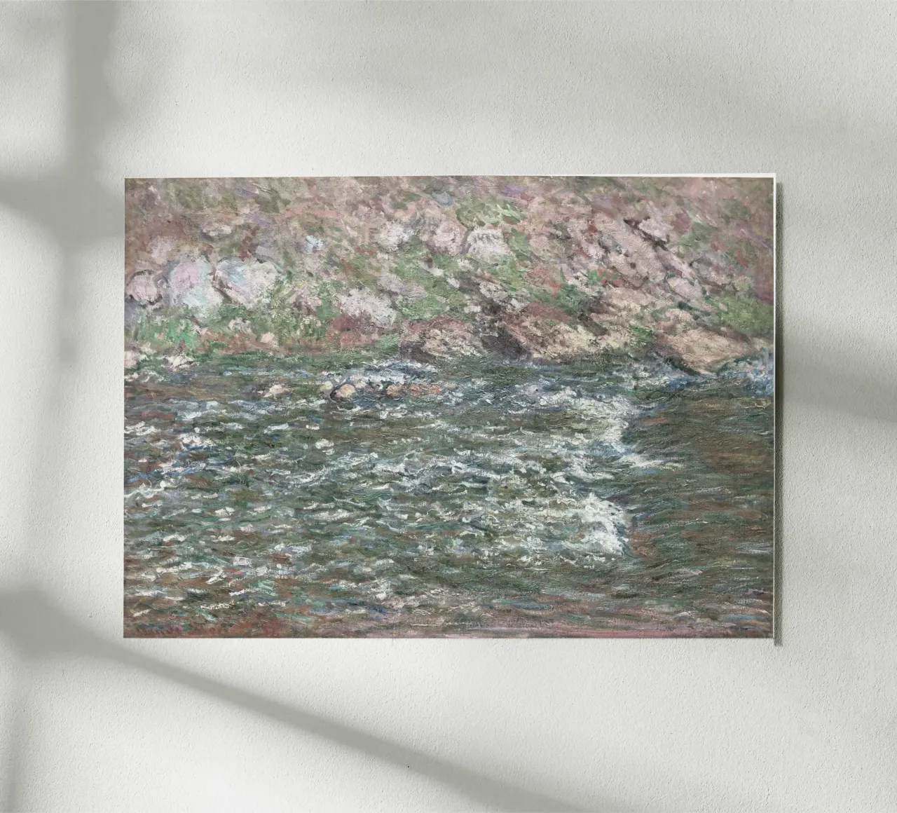 Il fiume Creuse di Monet, un paesaggio impressionista a tinte forti alluminio dibond da NorwesClub