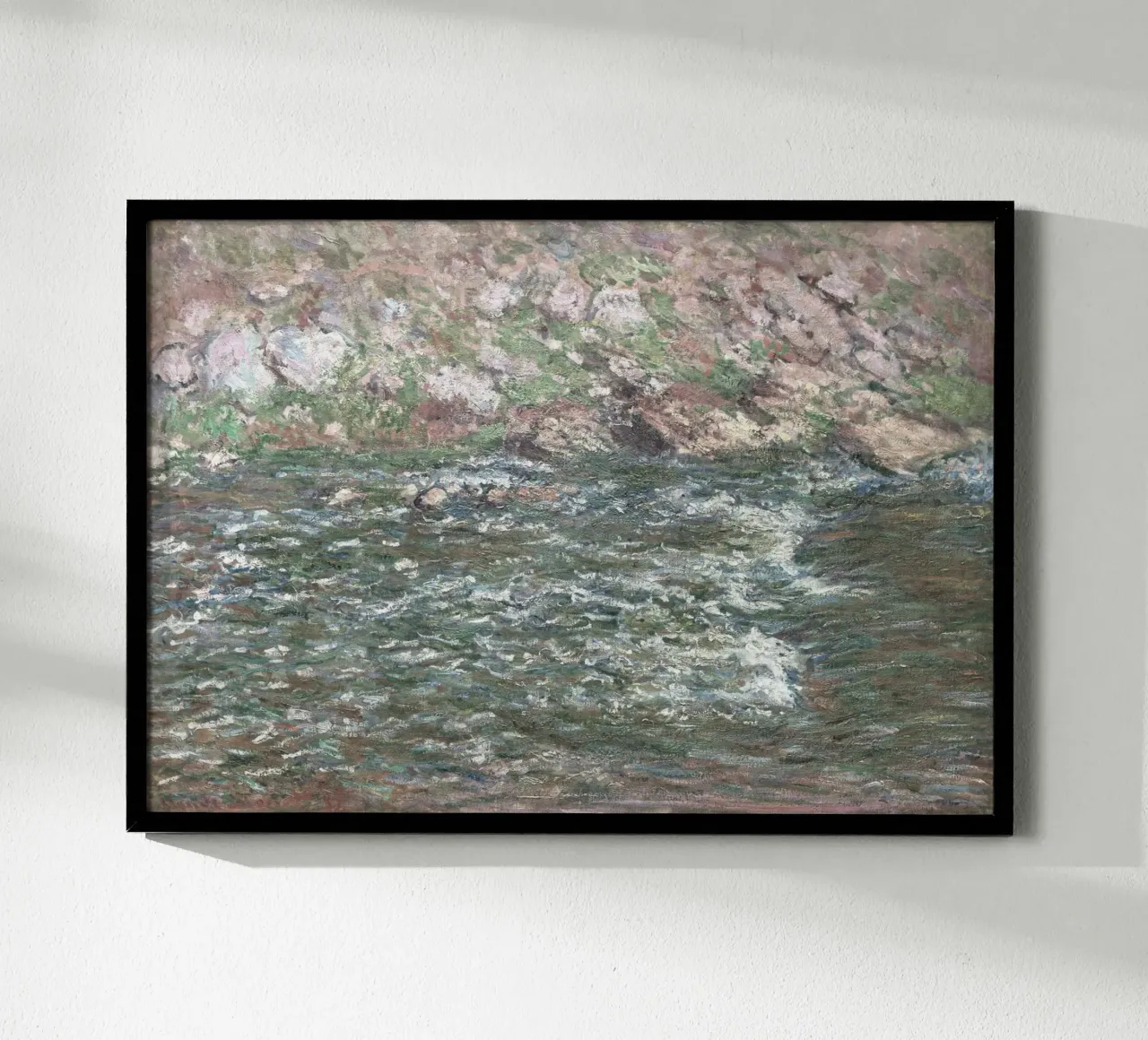 Il fiume Creuse di Monet, un paesaggio impressionista a tinte forti carta hahnemühle da NorwesClub