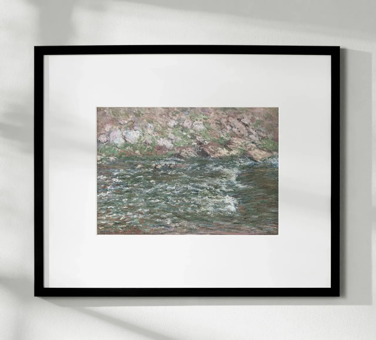 Il fiume Creuse di Monet, un paesaggio impressionista a tinte forti carta hahnemühle da NorwesClub