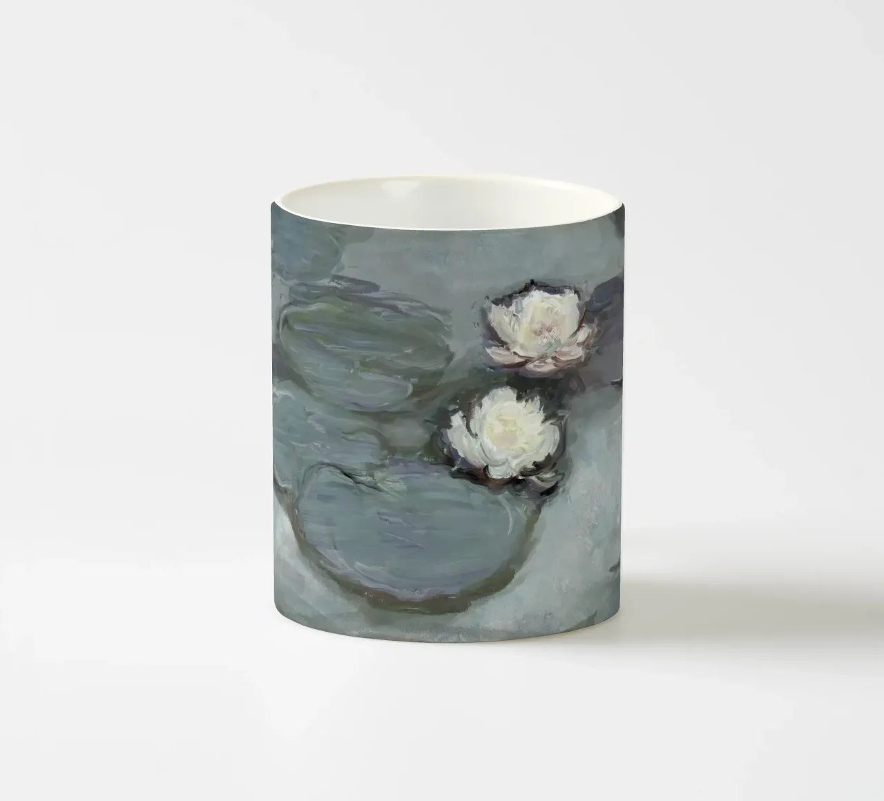 Détail des nénuphars de Monet, impression impressionniste sereine mug en céramique de NorwesClub