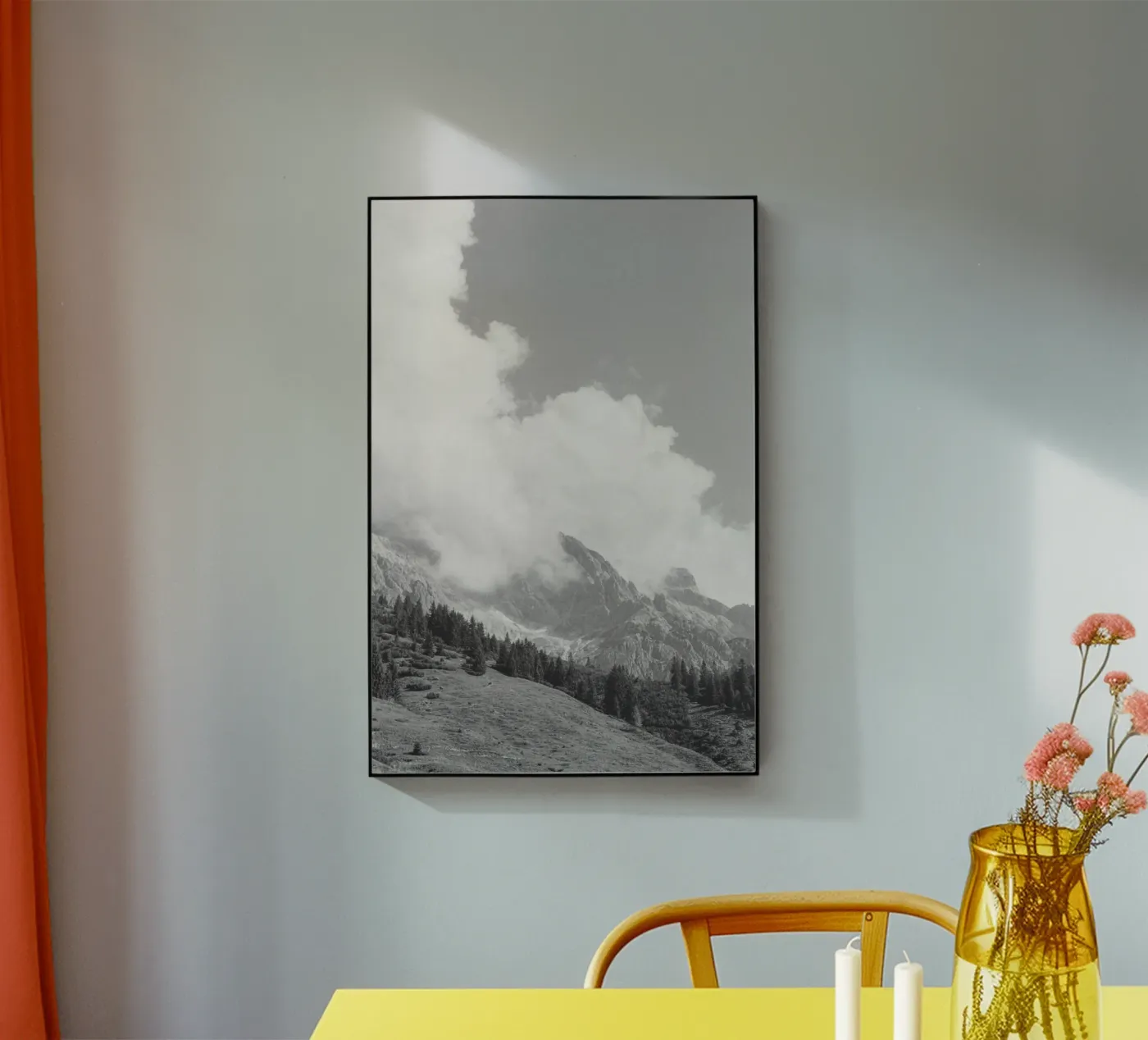 Clouds Forming 3 acrylic glass by Nur Mut