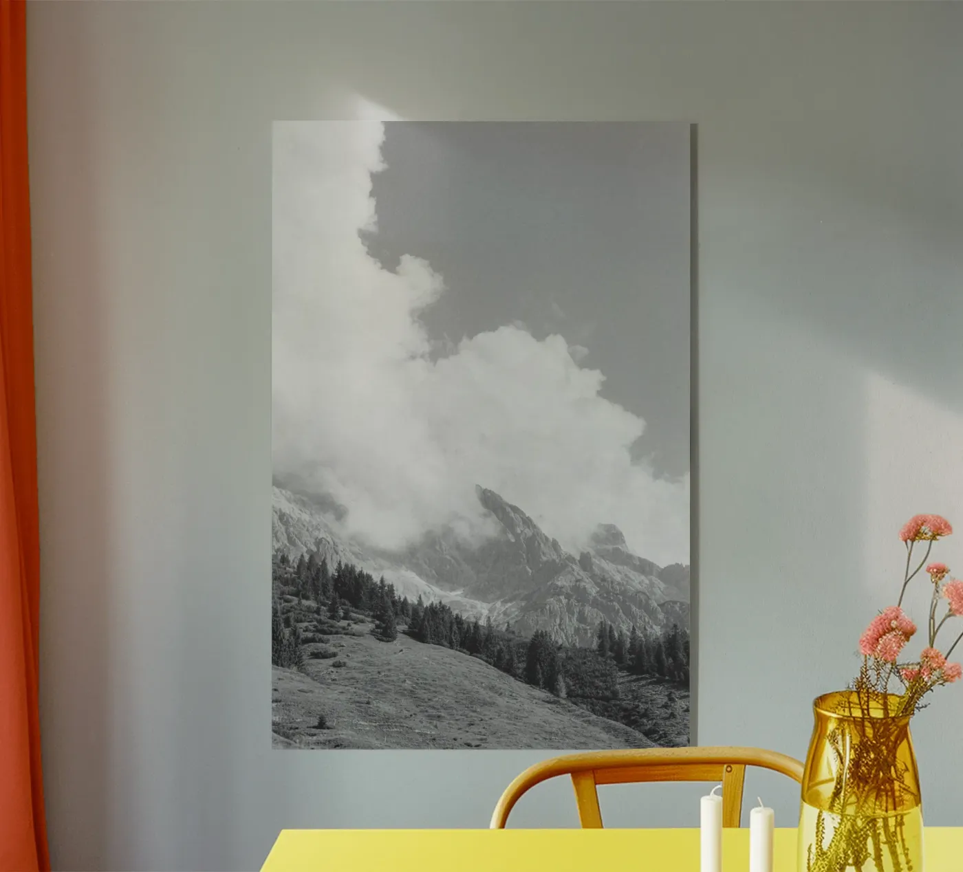 Clouds Forming 3 acrylic glass by Nur Mut
