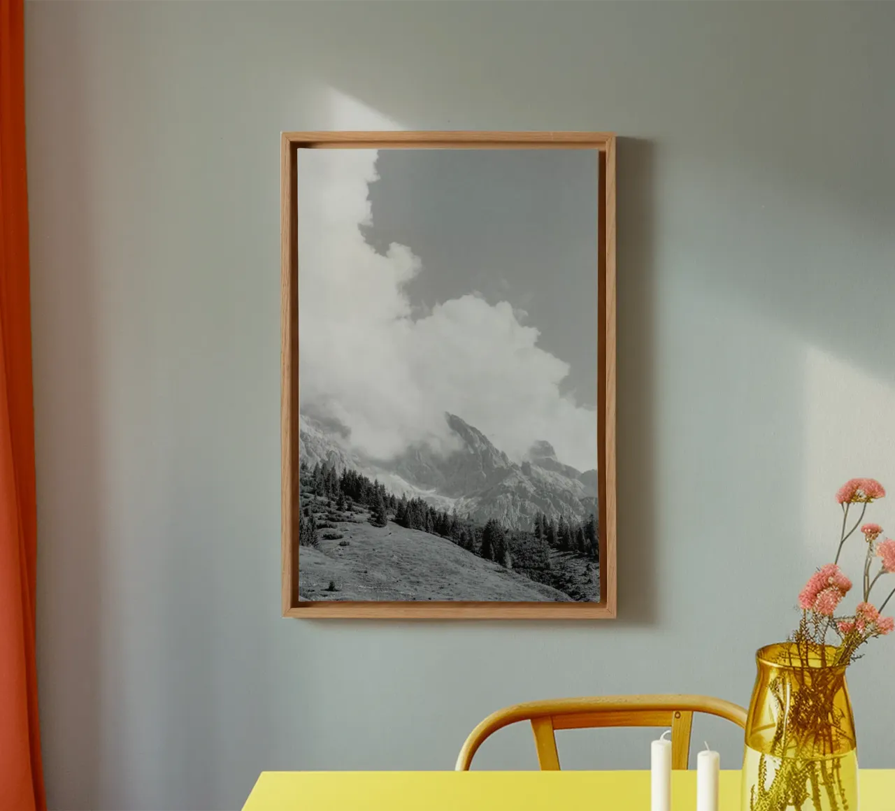 Clouds Forming 3 canvas by Nur Mut