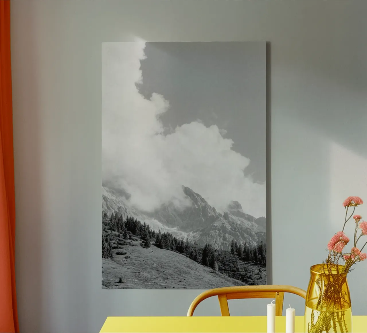 Clouds Forming 3 canvas by Nur Mut