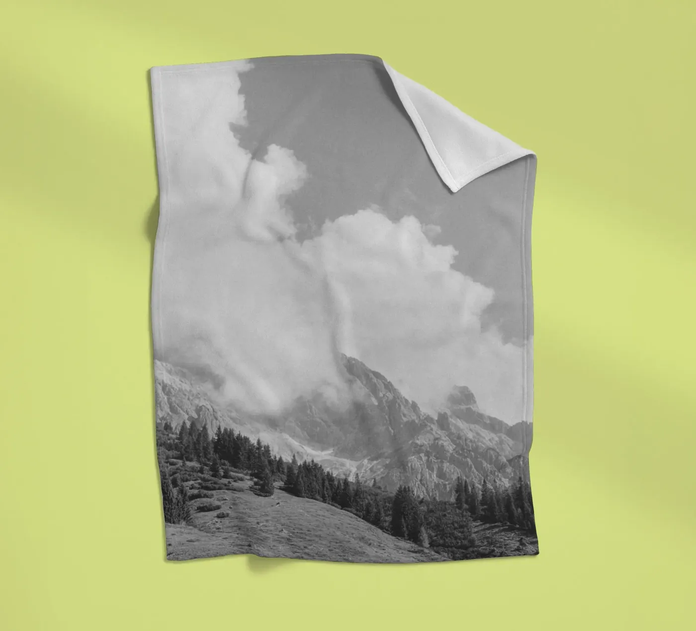 Clouds Forming 3 fleece blanket by Nur Mut