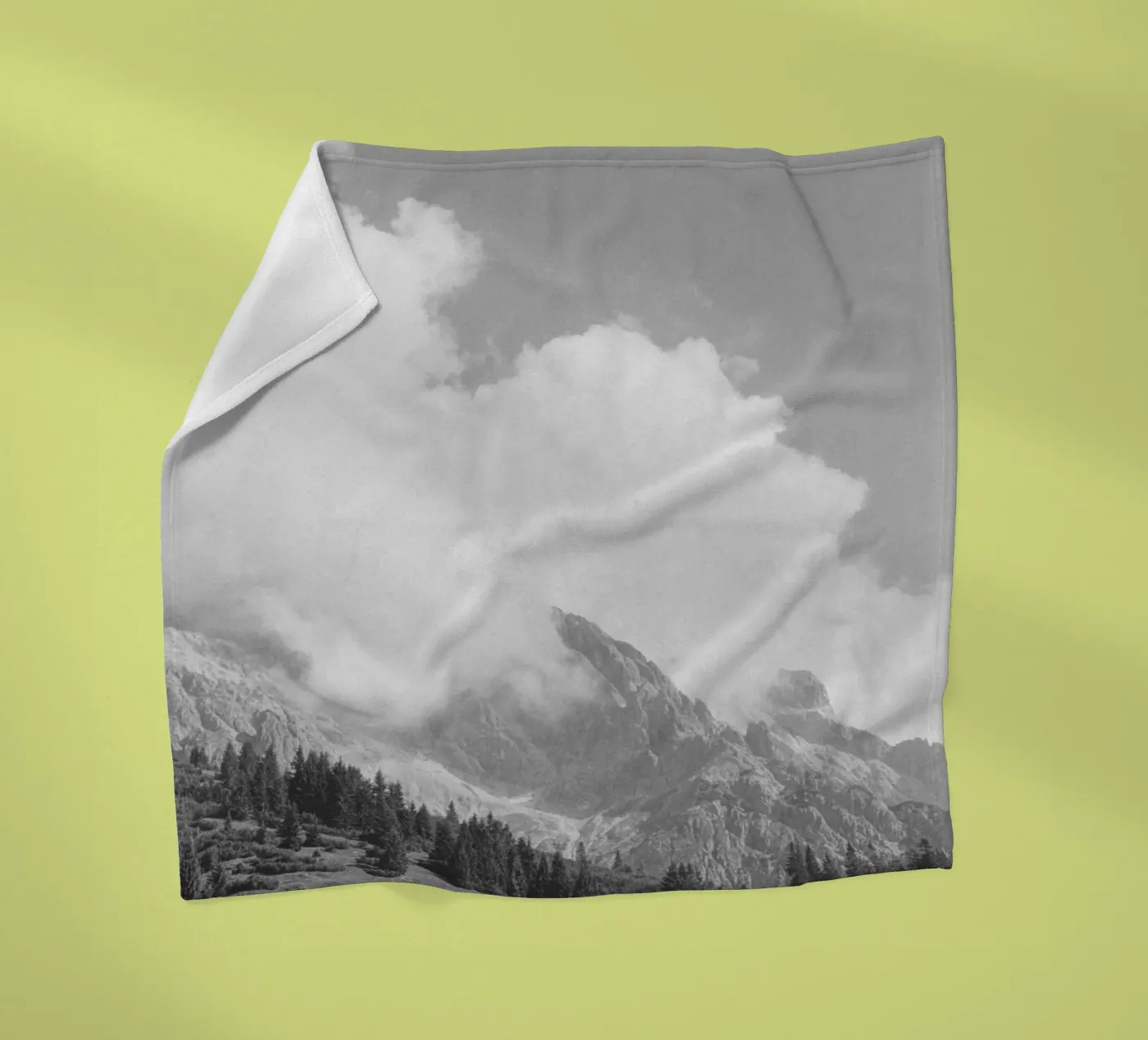 Clouds Forming 3 fleece blanket by Nur Mut
