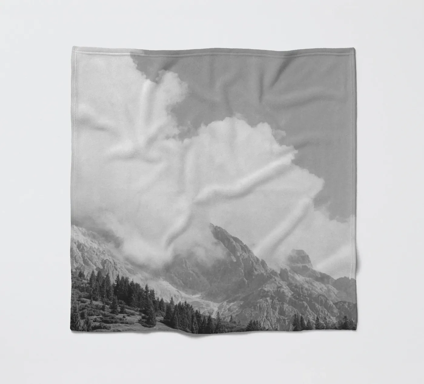 Clouds Forming 3 fleece blanket by Nur Mut