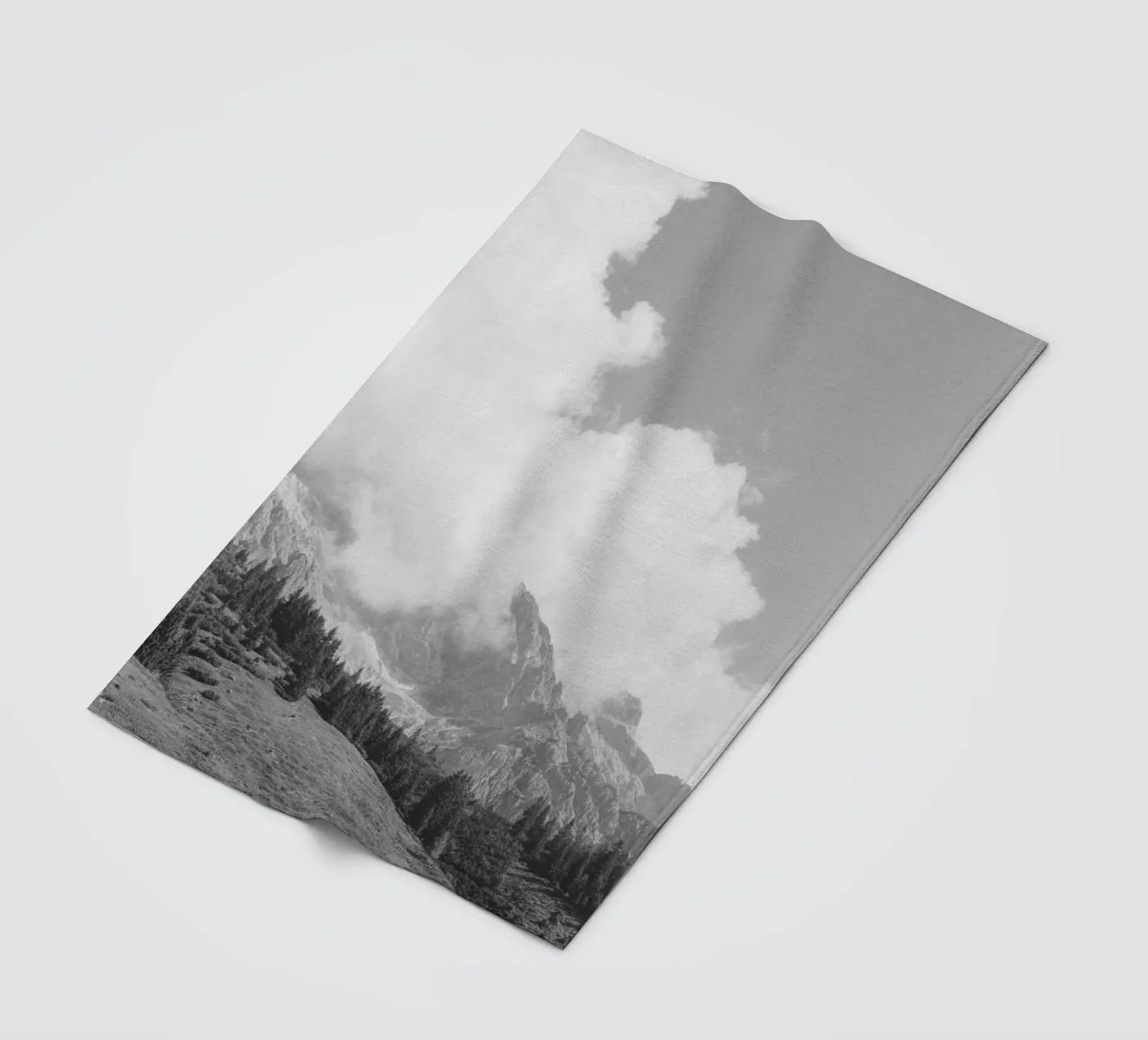 Clouds Forming 3 fleece blanket by Nur Mut