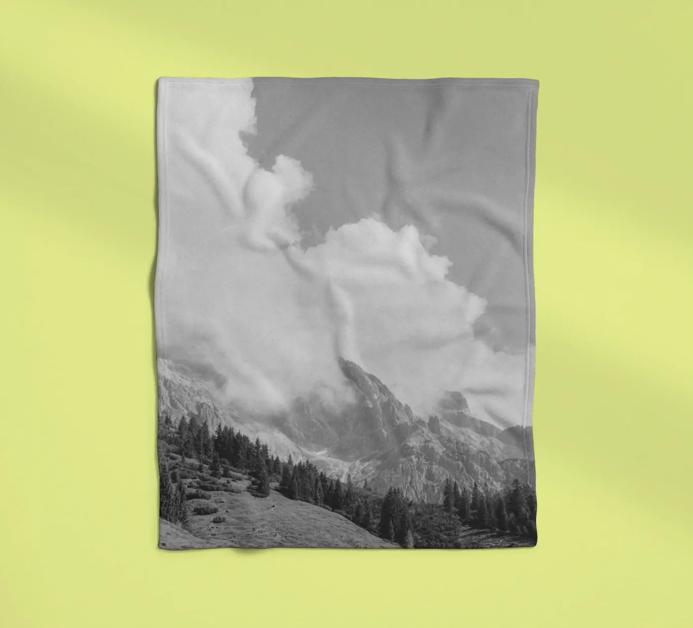 Clouds Forming 3 fleece blanket by Nur Mut