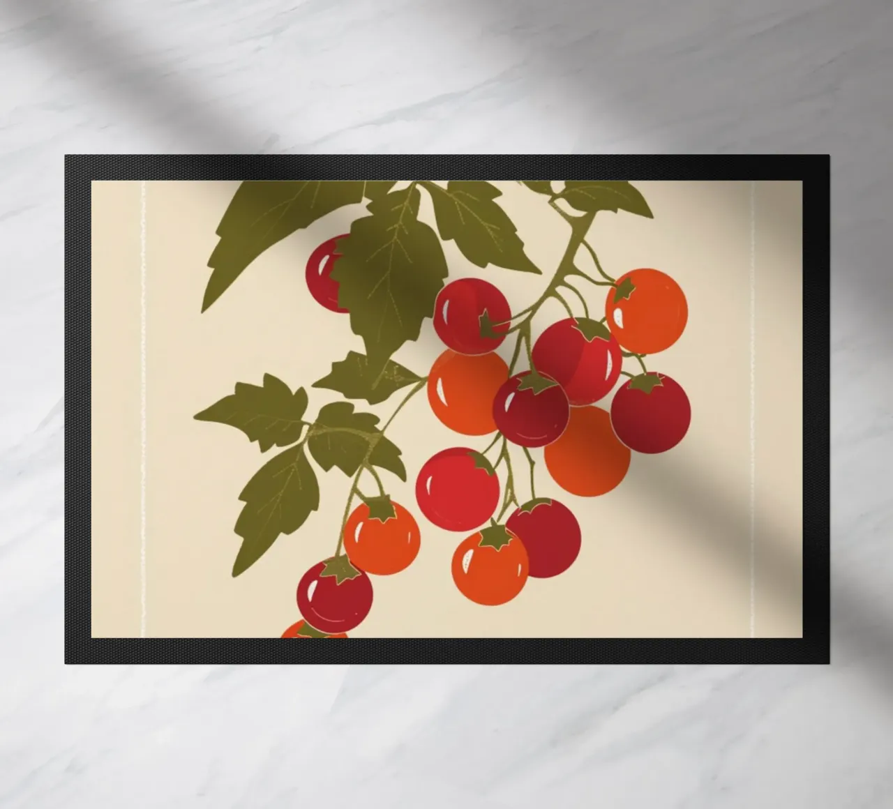 Poster botanico "Pomodoro Napoli" - Arte in cucina zerbino da NorwesClub