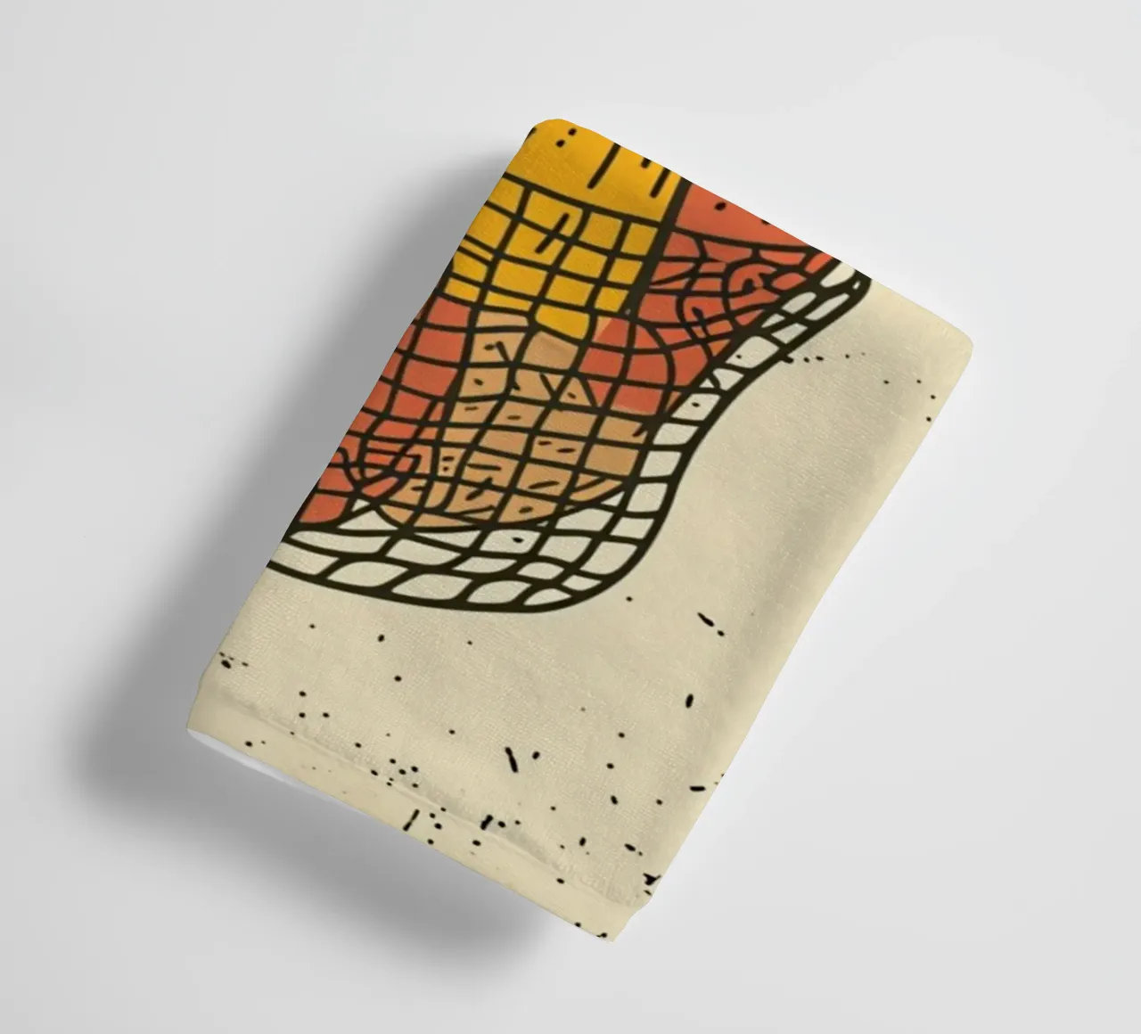 Borsa a rete del mercato contadino - Poster pop art - Drogheria e vino Pr asciugamano da bagno da NorwesClub
