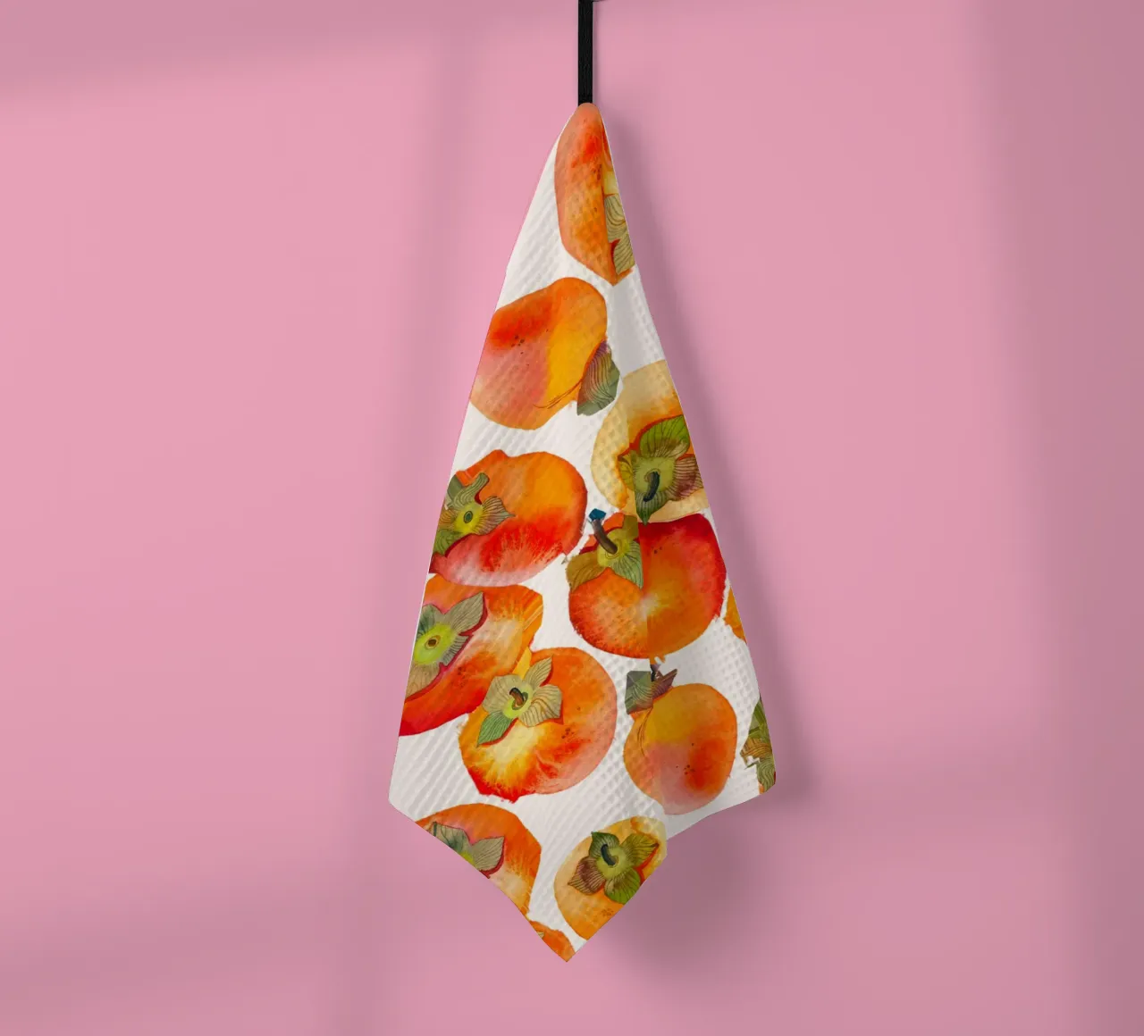 Poster con motivi di cachi acquerellati - Autunno botanico da parete canovaccio da cucina da NorwesClub