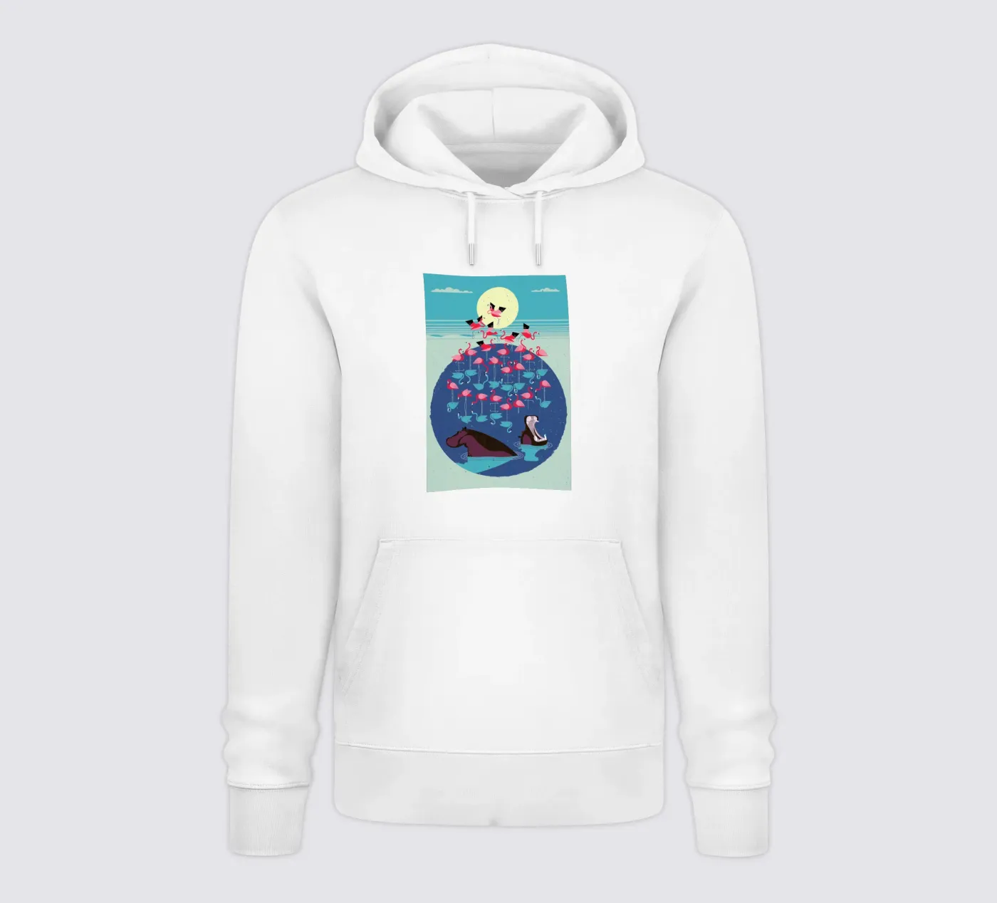 Flamingos hoodie by Dieter Braun