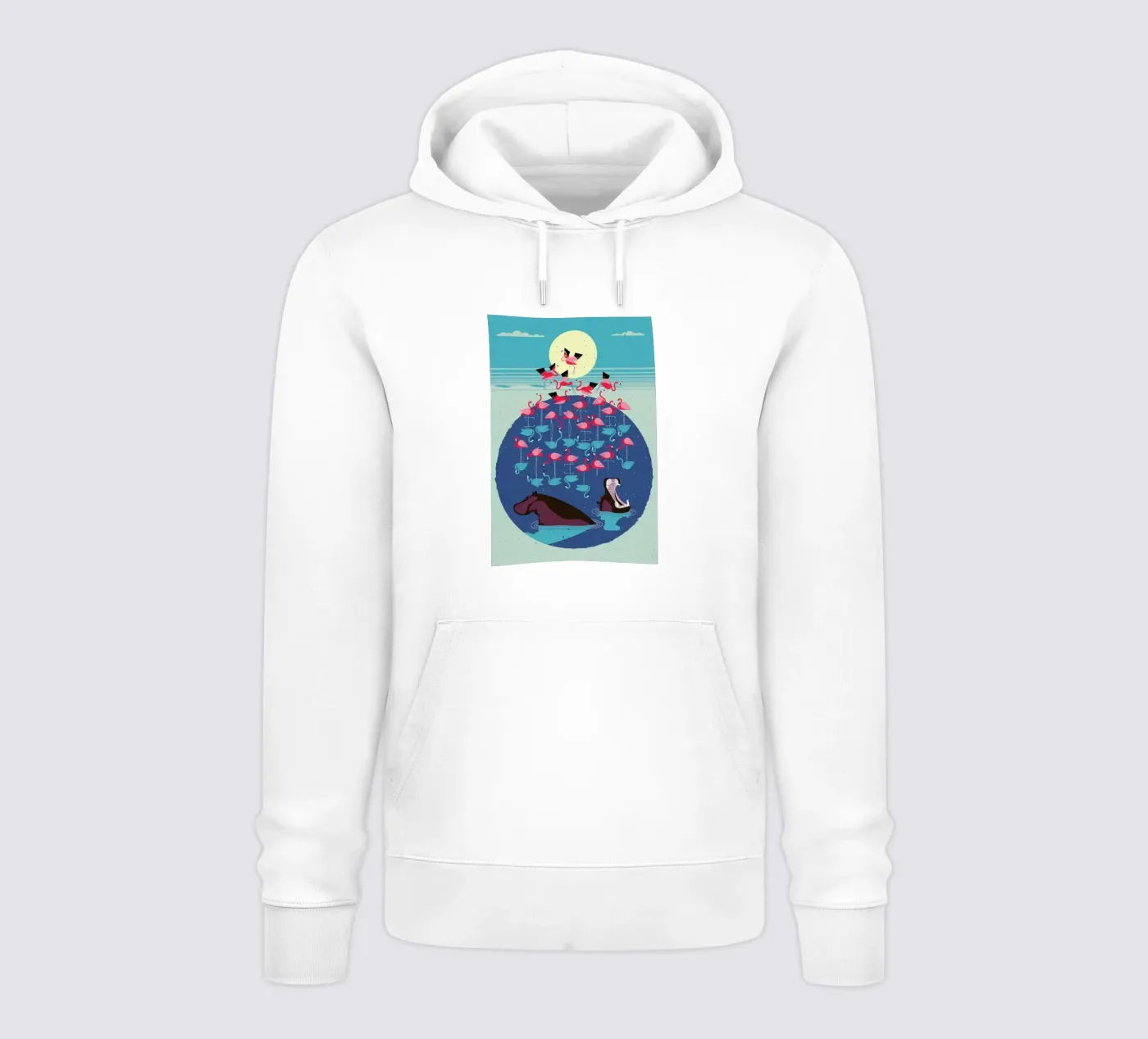 Flamingos hoodie by Dieter Braun