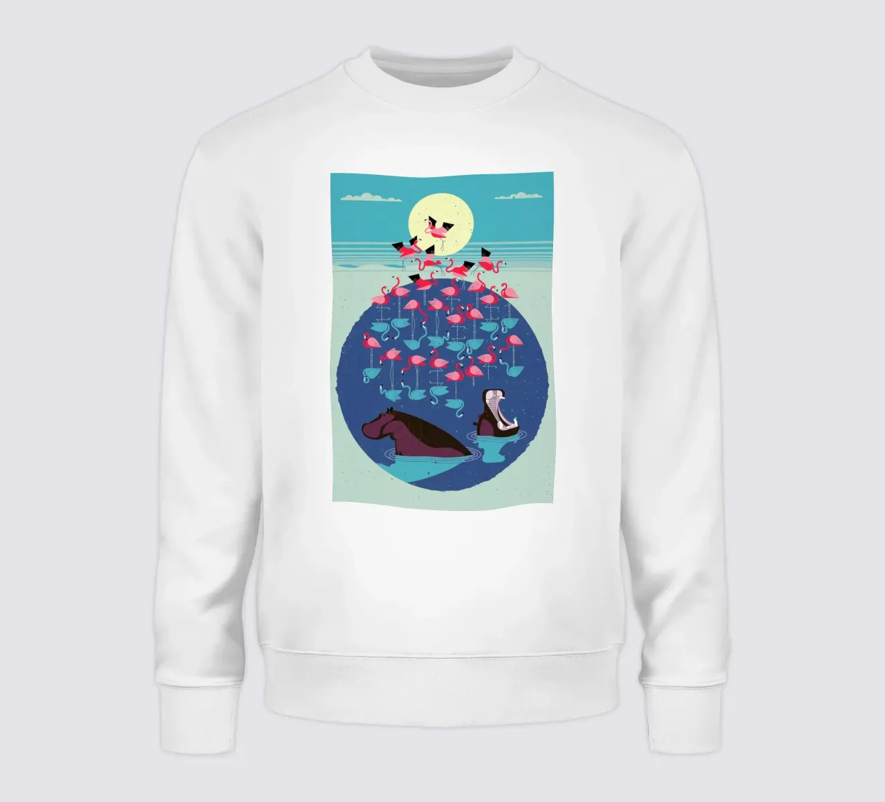 Flamingos felpa da Dieter Braun