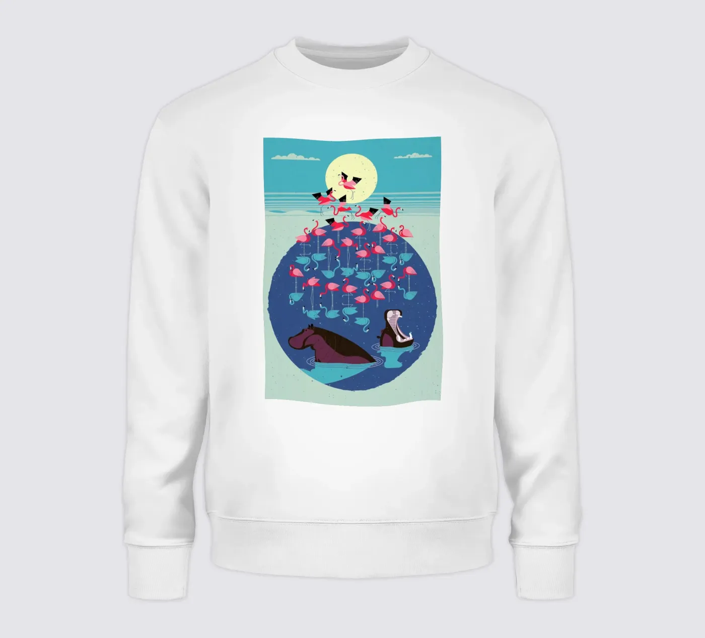 Flamingos sweat de Dieter Braun