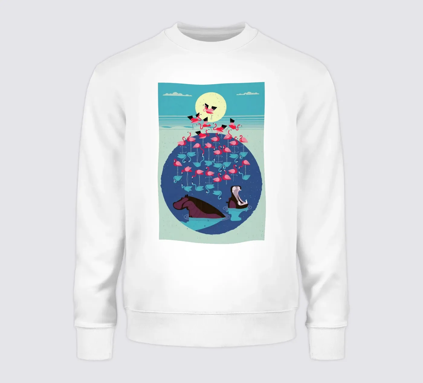 Flamingos sweat de Dieter Braun