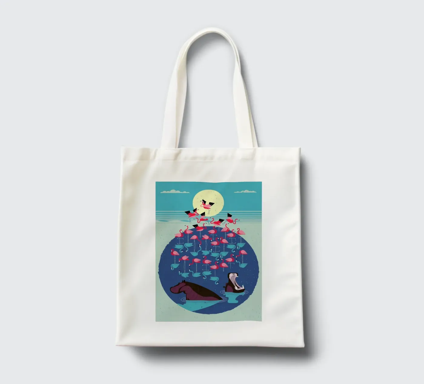 Flamingos tote bag by Dieter Braun