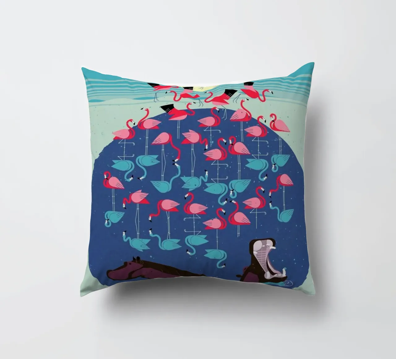 Flamingos cuscino da Dieter Braun