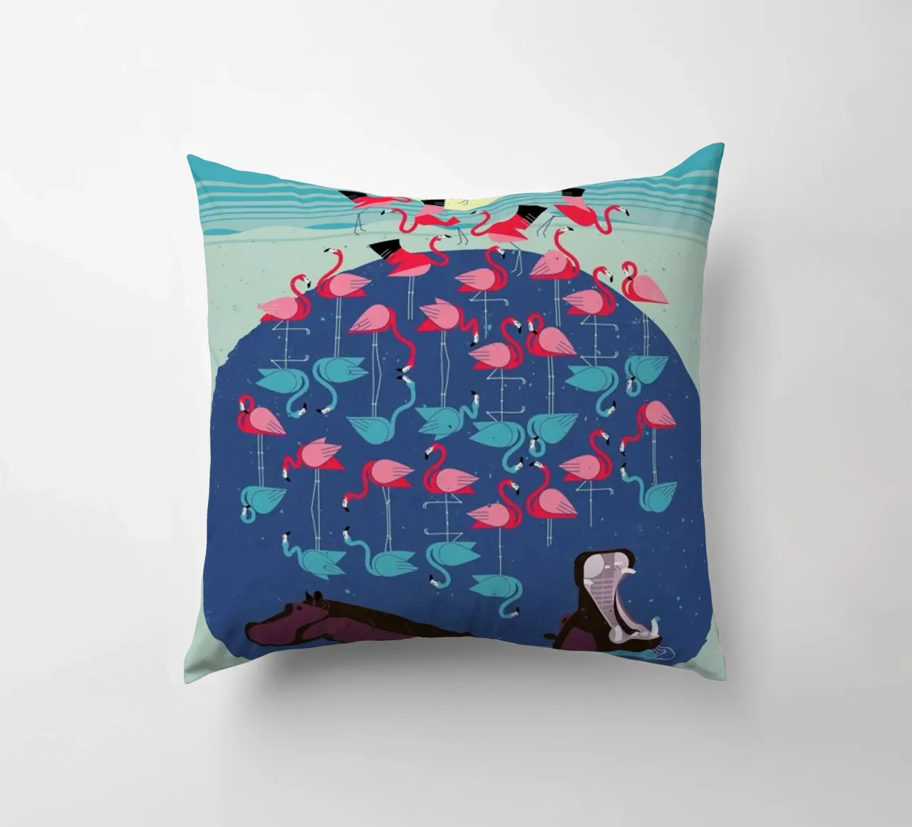 Flamingos cuscino da Dieter Braun